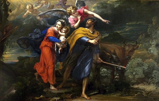 Flight into Egypt by Jacob van Oost