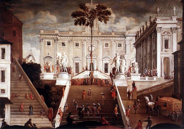 Competition on the Capitoline Hill by Agostino Tassi
