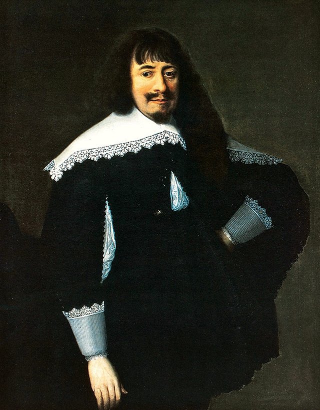 Portrait of Martin Opitz (1597-1639). by Bartlomiej Strobel