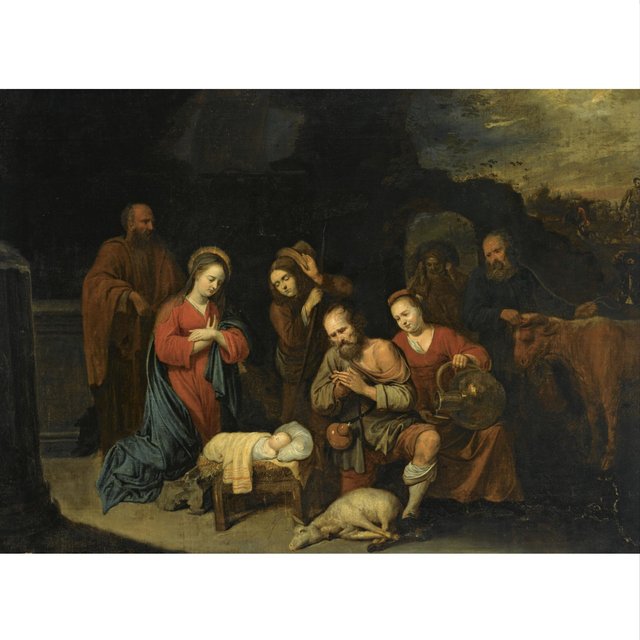 Adoration of the shepherds by David Ryckaert III