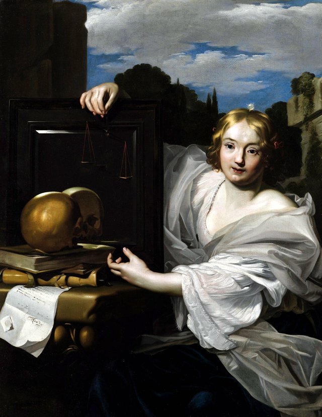 Allegory of wisdom by Nicolas Régnier