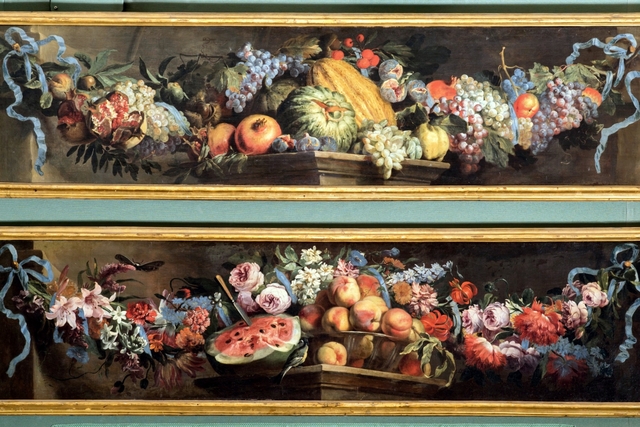 Flowers and fruit (Spring and Summer) by Abraham Brueghel