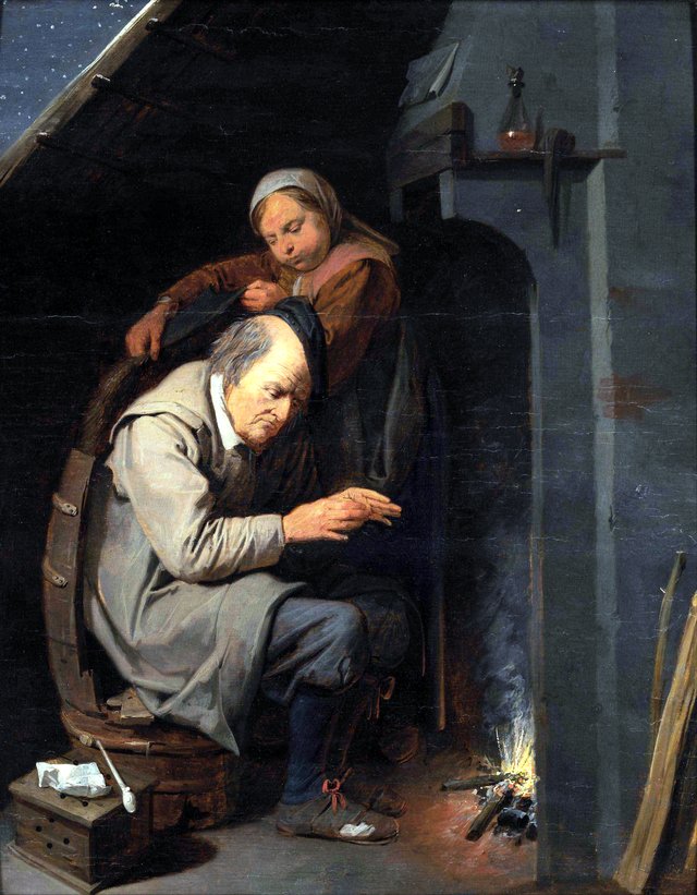 Allegory of winter by David Ryckaert III