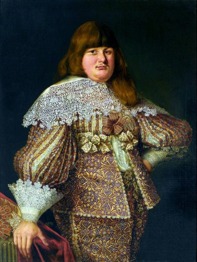 Portrait of Władysław Dominik Zasławski-Ostrogski. by Bartlomiej Strobel