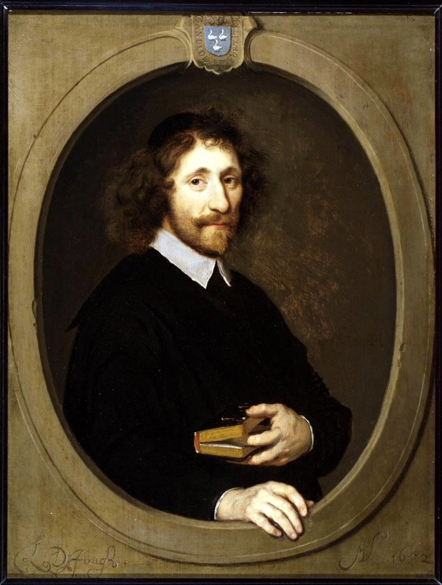 Portrait of Willem de Swaen, pastor at Gouda by Ludolf de Jongh