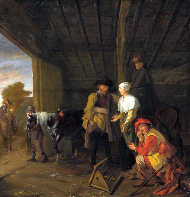 Paying the Hostess by Ludolf de Jongh