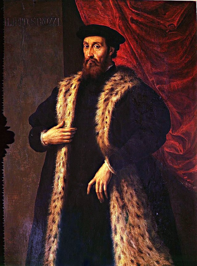 Portrait of Filippo Strozzi the Younger by Jacopino del Conte