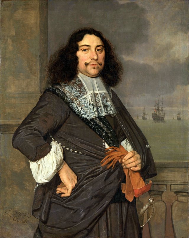 Jan van Nes (1631-80). Vice-admiraal van Holland en West-Friesland by Ludolf de Jongh