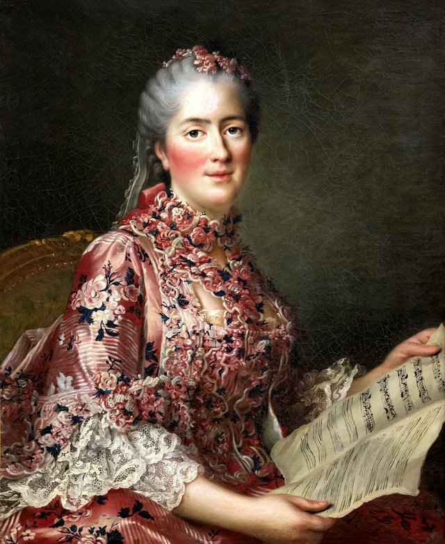 Portrait de Madame Sophie by François-Hubert Drouais