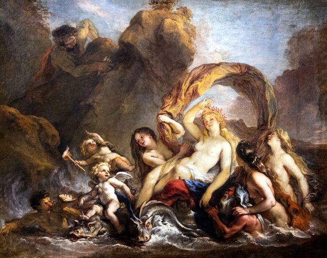 Le Triomphe de Galatée by Charles de La Fosse
