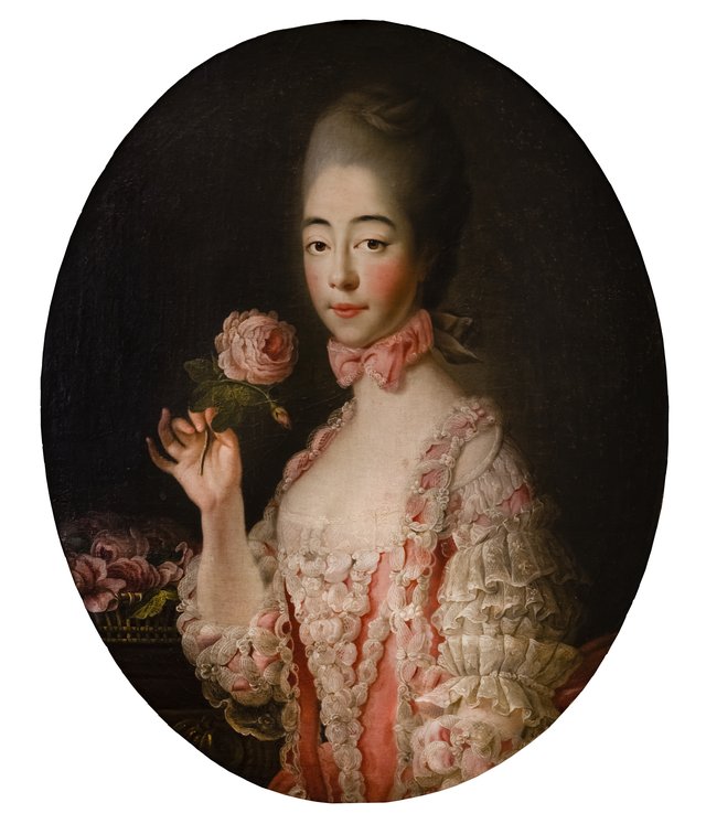Portrait de la comtesse de Provence by François-Hubert Drouais