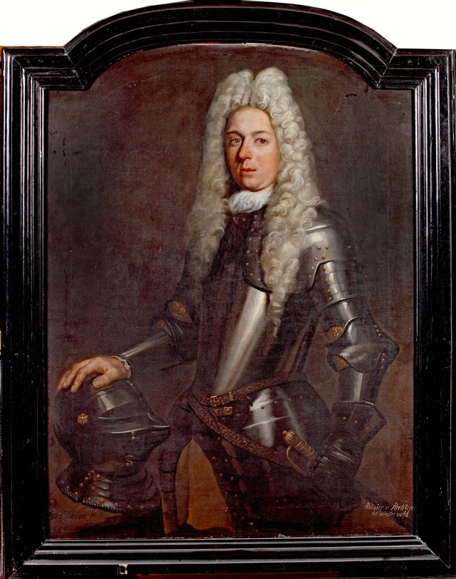 Portrait of Reinhard van Rechteren (1659-1698), heer van Westerveld by Hendrick ten Oever