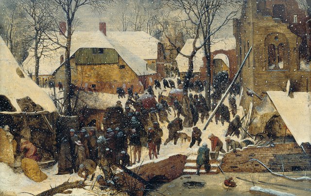 Adoration of the Magi in a Winter Landscape by Pieter Brueghel the Elder
