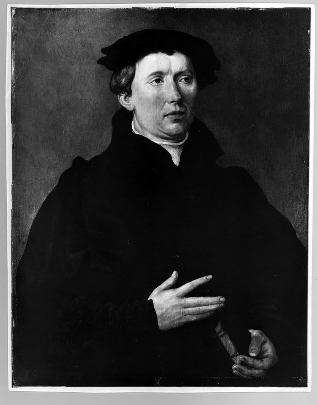 Portrait of a man by Maarten van Heemskerck