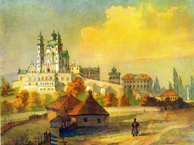 Pochayiv Lavra from south by Taras Shevchenko
