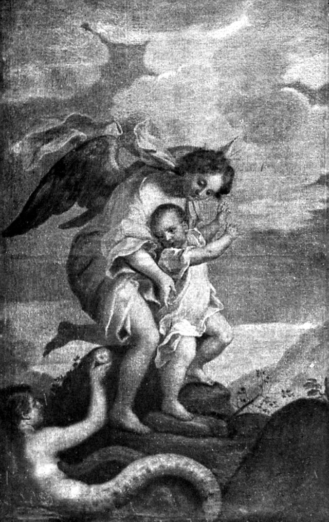 Guardian angel. by Jerzy Siemiginowski-Eleuter