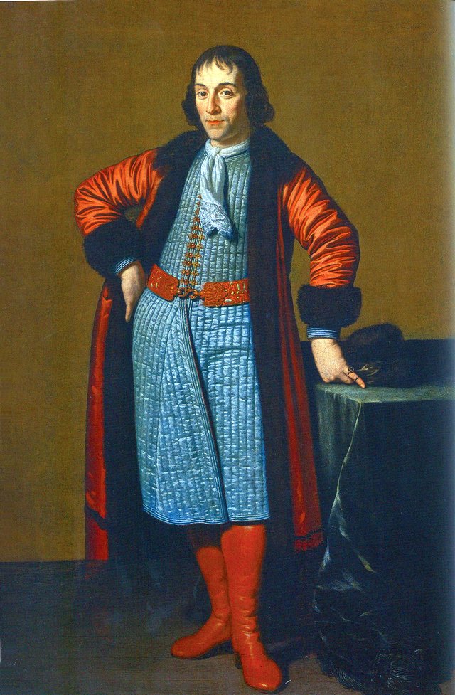 Porträt des Aleksandr Danilovich Menshikov (1673-1729) by Michiel van Musscher