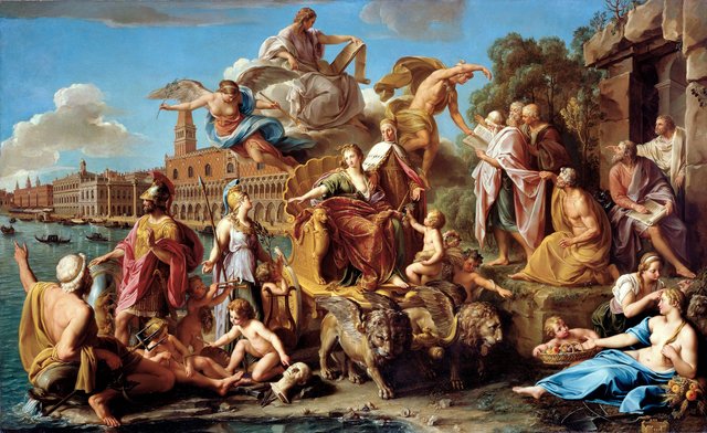 The Triumph of Venice by Pompeo Batoni