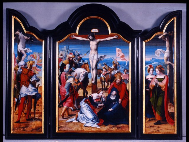 Crucifixion by Master of the Female Half-Lengths