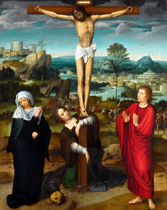 The Crucifixion by Adriaen Isenbrandt