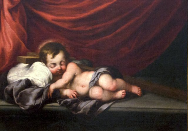 The Child Jesus Sleeping on a Cross by Cornelis Schut III