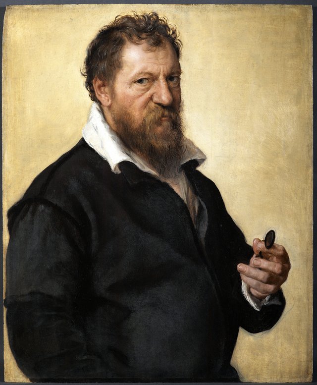 Portrait of Lambert Lombard by Antonis Mor