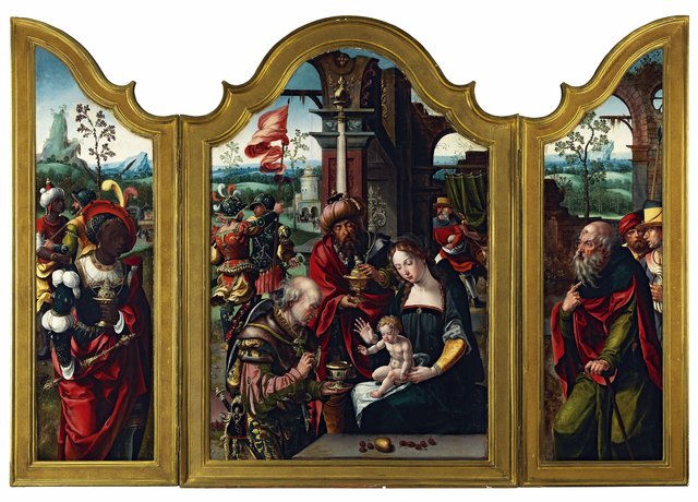 Adoration of the Magi by Pieter Coecke van Aelst