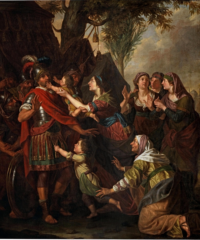 Volumnia before Coriolanus by Jan Erasmus Quellinus