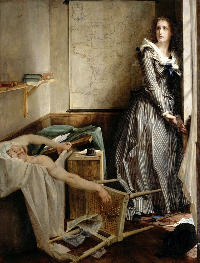 Charlotte Corday by Paul-Jacques-Aimé Baudry