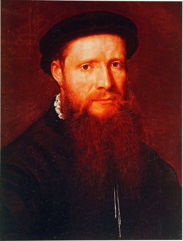 Portrait of an unknown man by Willem Key