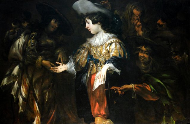 The fortune teller by Jan Cossiers