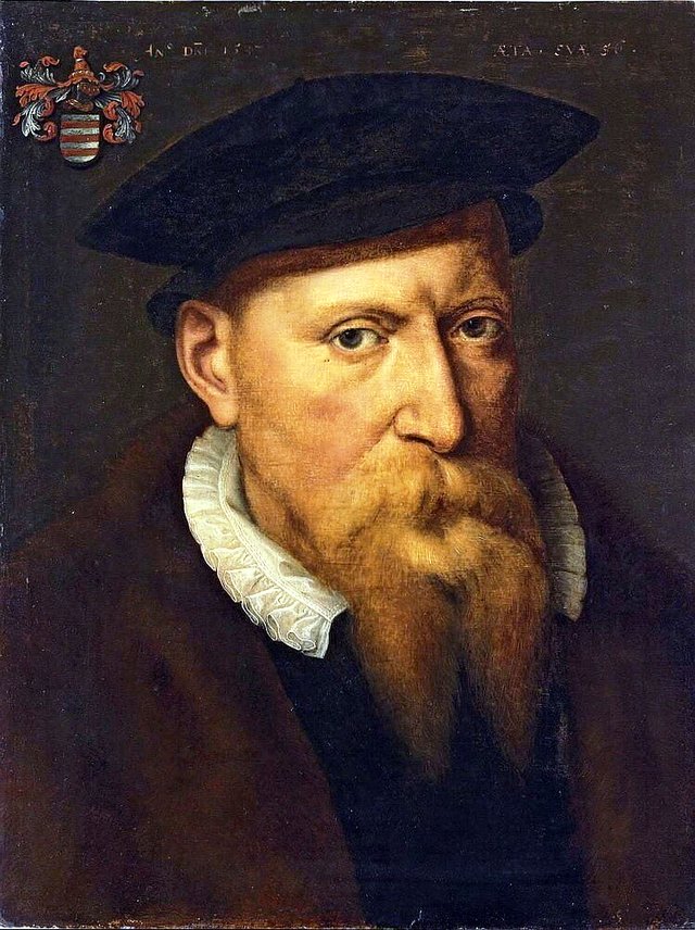 Portrait of Robert de Croÿ, bishop of Cambrai (c. 1515/6-1568) by Willem Key
