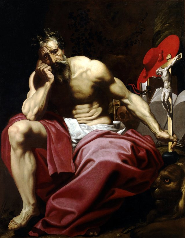 Penitent Saint Jerome by Abraham Janssens I
