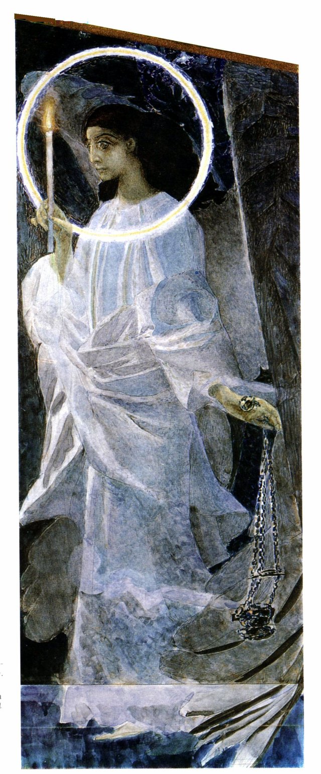 Angel with Censer and Candle by Mikhail Vrubel
