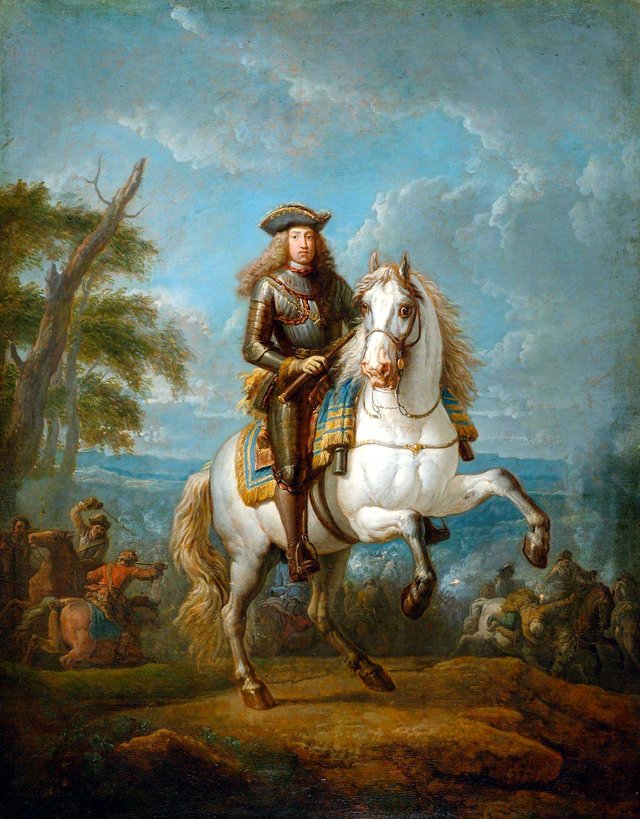 Equestrian portrait of Charles VI, Holy Roman Emperor by Pieter van Bloemen