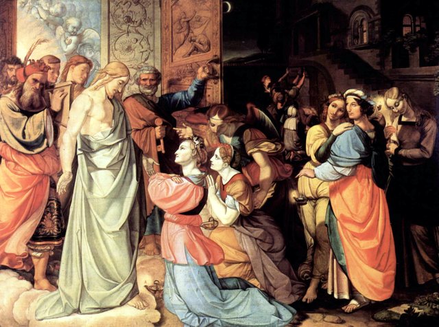 The wise and the foolish virgins by Peter von Cornelius
