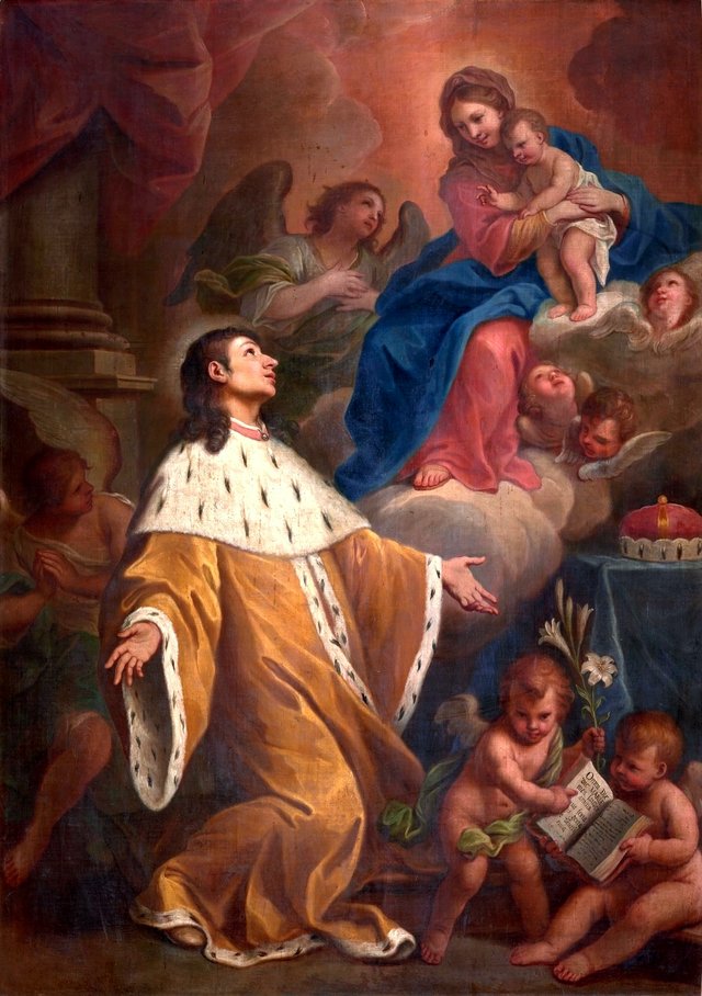 Wizja św. Kazimierza by Szymon Czechowicz