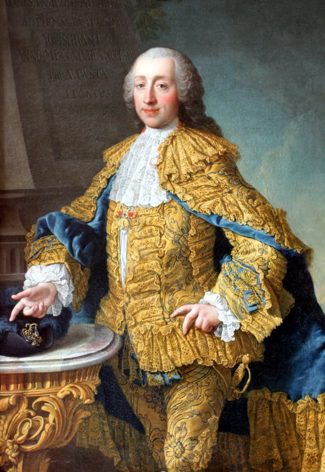 Porträt des Wenzel Anton Graf von Kaunitz-Riethberg, Gesandter Österreichs (1711-1794) by Martin van Meytens