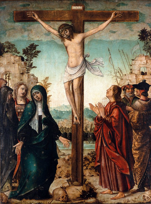 Crucifixion by Juan de Flandes