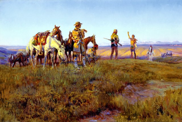Wildman’s Truce – Pipe Of Peace by Charles Marion Russell