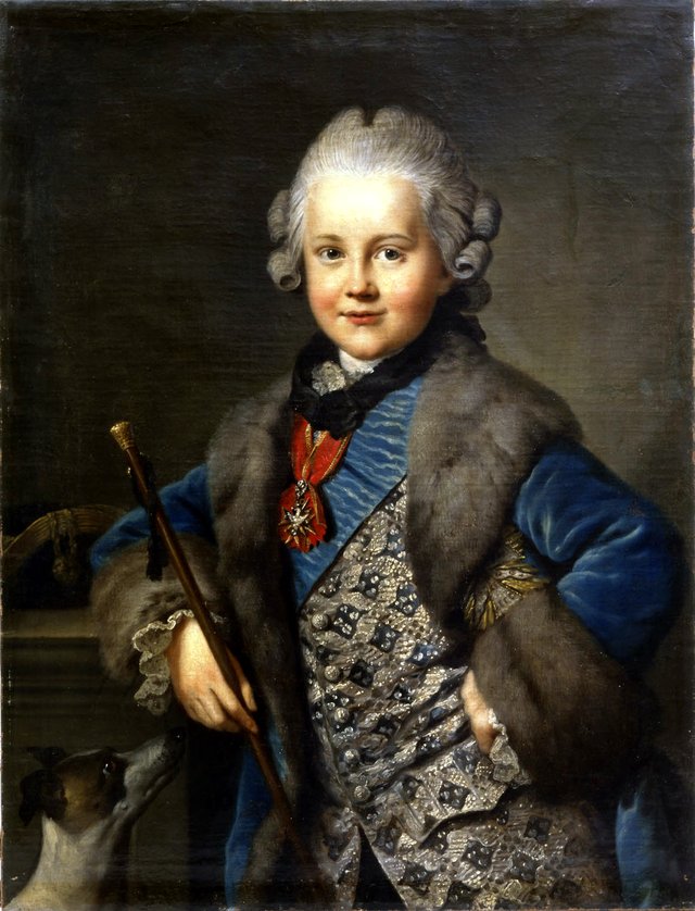 Porträt des Carl August von Sachsen-Weimar-Eisenach (1757-1828) by Johann Georg Ziesenis