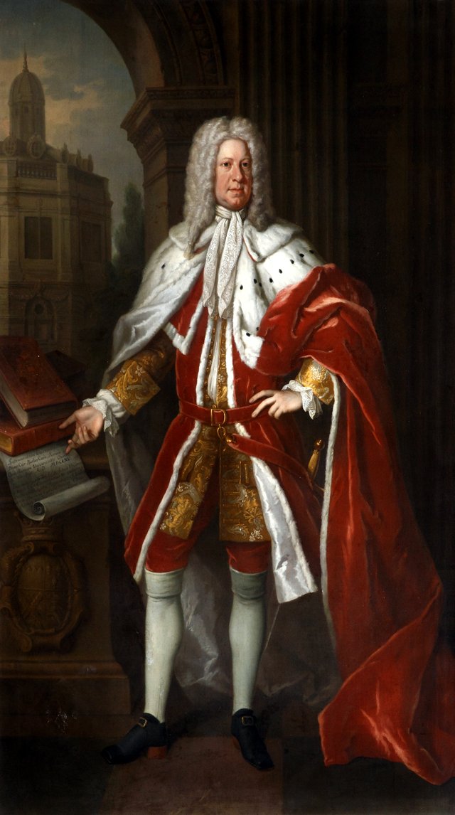 Porträt des Charles Butler, 1st Earl of Arran (1671-1758) by James Thornhill