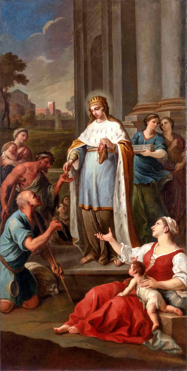 Św. Elżbieta Portugalska by Szymon Czechowicz