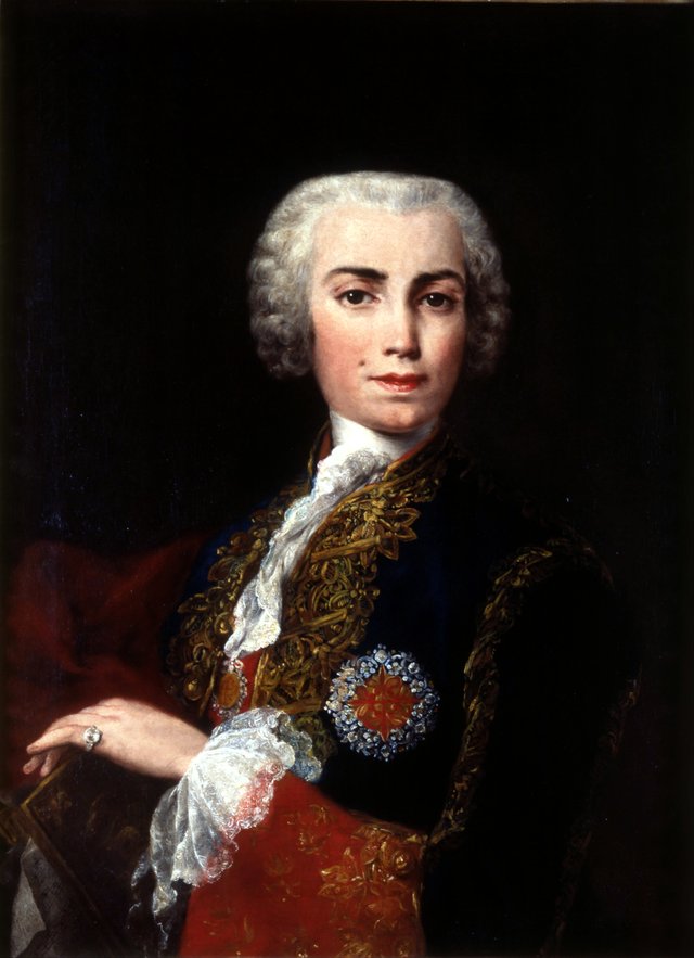 Carlo Broschi, dito Farinelli by Jacopo Amigoni