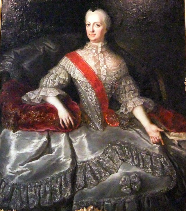 Portrait of Joanna Elisabeth of Holstein-Gottorp (1712-1760), mother of Catherine the Great by Anna Rosina de Gasc