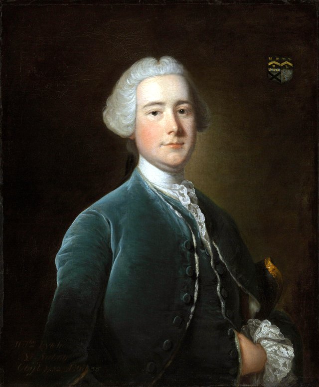 Porträt des William Fytche of Bengal (Obijt 1752 AEtait 35) by Thomas Hudson