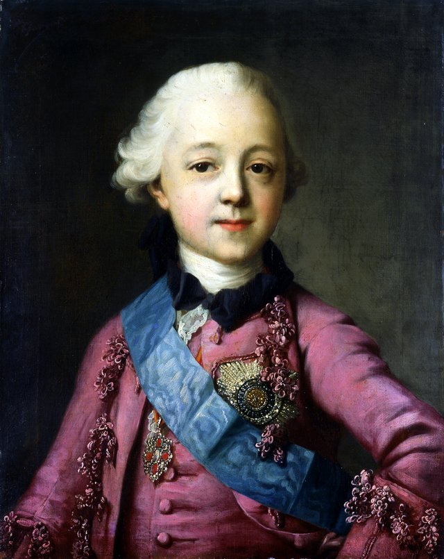 Grand Duke Paul (later the Emperor Paul I), 1764 by Vigilius Eriksen