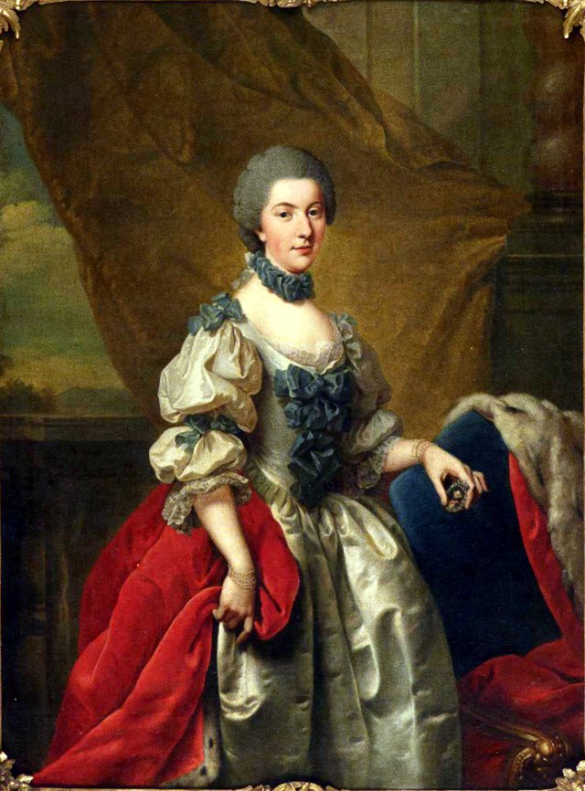 Elisabeth Christine Ulrike von Braunschweig-Wolfenbüttel, Prinzessin von Preußen. by Johann Georg Ziesenis