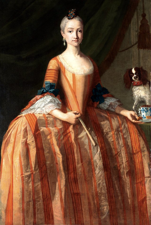Portrait of the Infanta Maria Josefa of Spain (1744-1801), daughter of Charles III. by Giuseppe Bonito