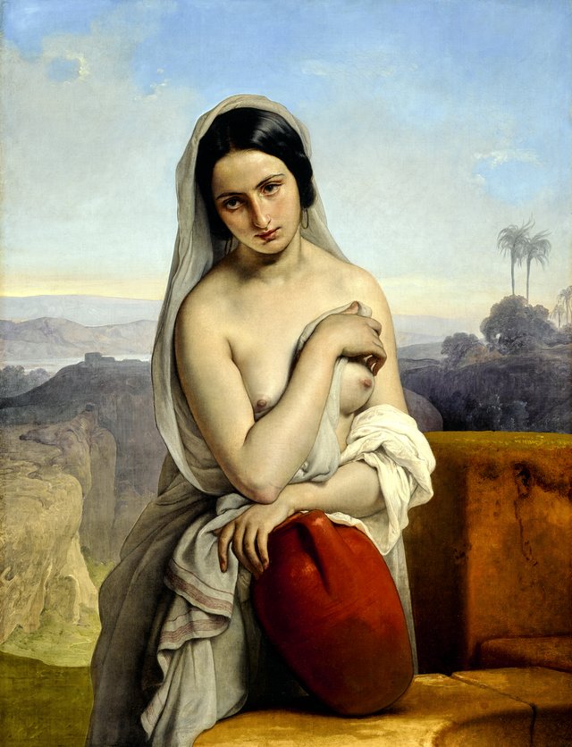 Rebecca at the Well by Francesco Hayez